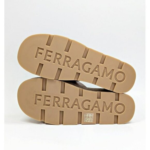 Ferragamo Women's Engracia Platform Slide Sandals in Rosa Size 7 C (MSRP $695) - Picture 10 of 11